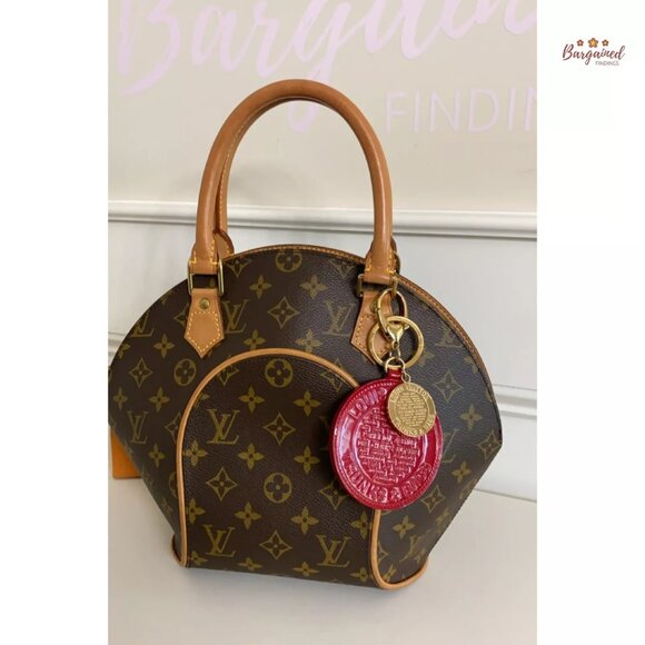 Authentic LOUIS VUITTON Red Gold Trunks & Bags Key Chain Bag Charms - Picture 7 of 12